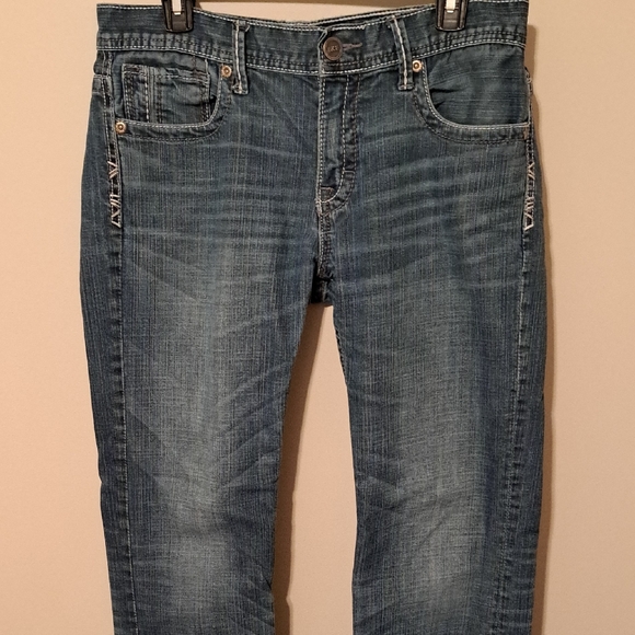 BKE Men's Carter Bootcut Blue Jeans.  Size 32/33 - Picture 1 of 9